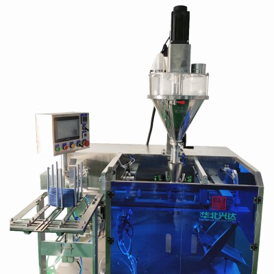 全自动给袋式预制菜小食品包装机华北兴达支持定制